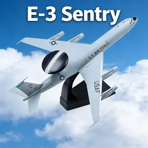 1/200 Scale E-3 Sentry Diecast Metal Aircraft Model Us Air Force Aircraft Toy Model, Perfect As A Christmas Gift, Birthday Gift, Or For Collection And Display For Aviation Enthusiasts.