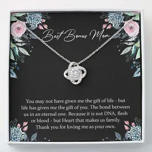 Mom Necklace, To My Mom Necklace Gift, Necklace For Mom, Stepmom Necklace, Bonus Mom Necklace Gift For Step Mom Necklace Mother Day
