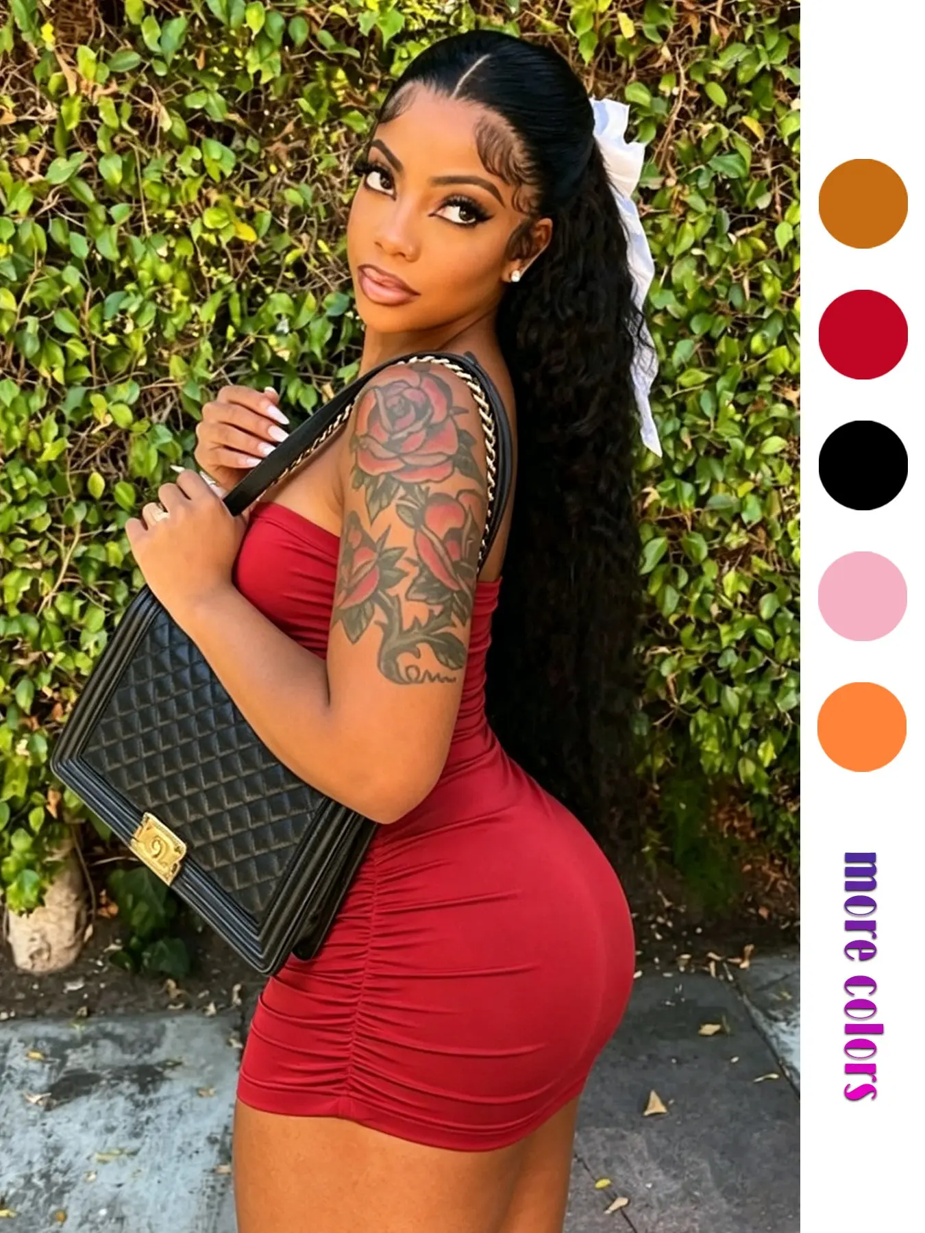 Women's Sleeveless Strapless Tube Ruched Bodycon Mini Dress, Gorgeous Elastic Strap Short Dress, Perfect for Nightclub, Party, Casual, Home, Cocktail Parties