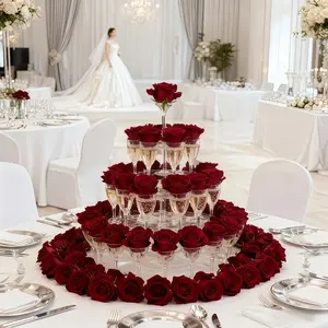 100 artificial rose heads. Valentine's/Christmas DIY decor for indoor/outdoor, weddings, proposals. Realistic texture, perfect for gifts and room aesthetics