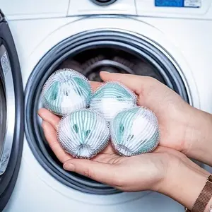 Reusable Pet Hair Remover Washing Ball, 4 Counts/set Non-electric Durable Laundry Ball, Hair Removal Products for Pet Owners, Dog & Cat Grooming Supplies