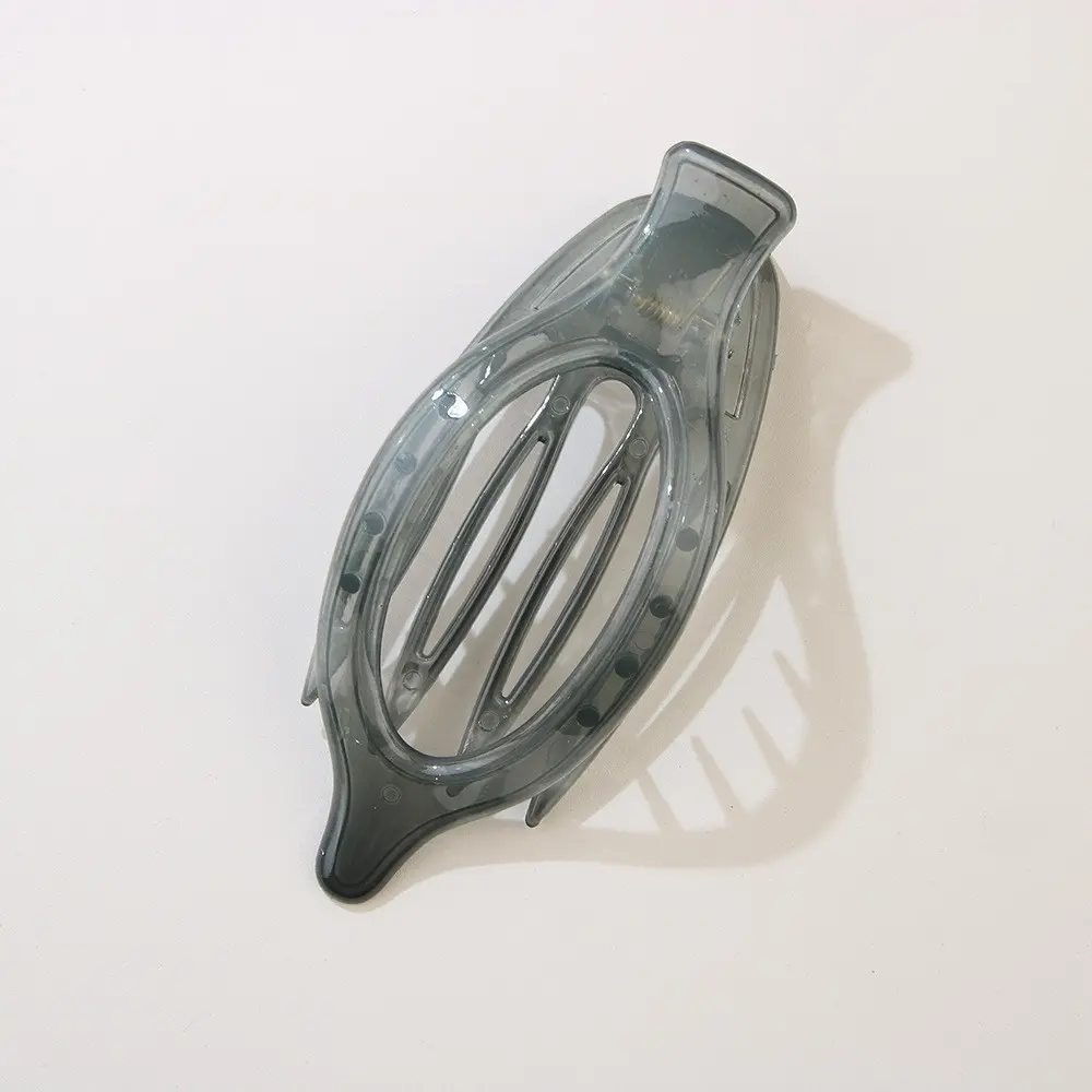 #20 glossy gray [pointed duck clip]