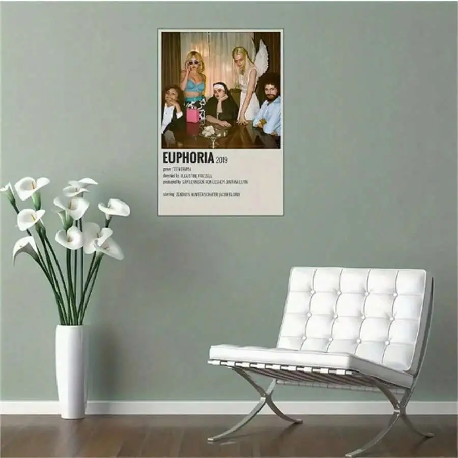 1pc Euphoria  Poster Inspired By Retro Movies Canvas Painting Modern Home Living Room Bedroom Wall Decoration Wall Art Gift
