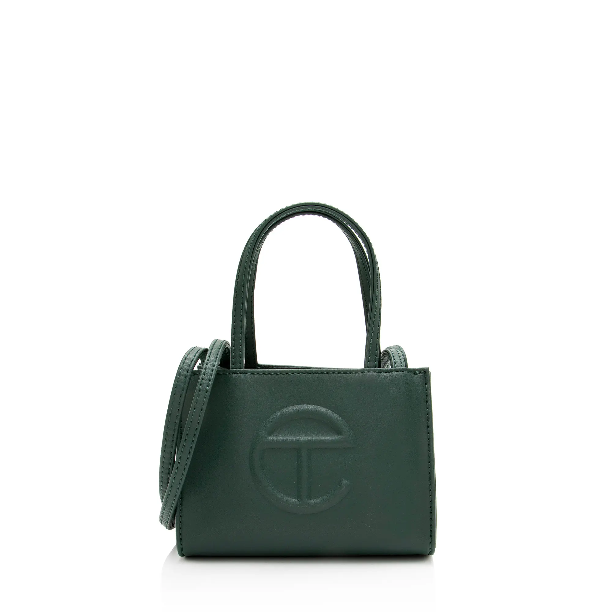 Pre-owned Telfar Leather Tote Bags Faux Small Shopping Tote