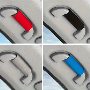 electric dipstick 4pcs Premium Soft-Touch Universal Car Handle Covers - Protective Car Roof Handle Covering for Enhanced Grip, Comfort and Interior Style - Suitable for All Cars, Left-Side Installation, Undone Surface Finishing