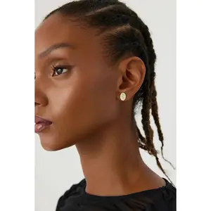 Birth Flower Earrings – 18K Gold-Plated Sterling Silver Floral Stud Earrings