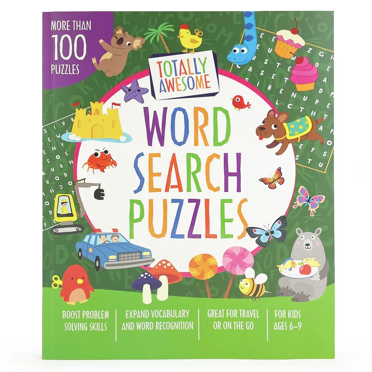 Totally Awesome Word Searches For Kids - Puzzle Activity Book for Children 6-9