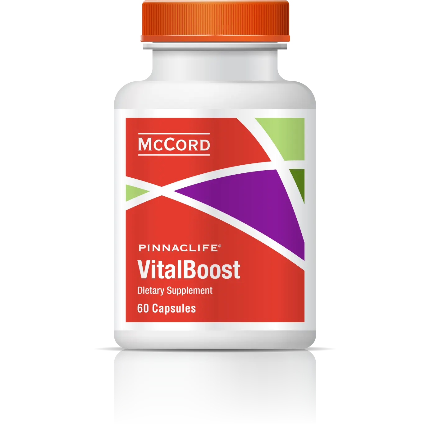 Pinnaclife McCord VitalBoost Energy, Memory & Immunity Supplement with Vitamin D3, Magnesium, Zinc, Potassium & Olivamine, Supports Heart, Bone, Cognitive & Immune Health, Gluten-Free, 60 Capsules Multivitamin And Mineral Dietary Supplement