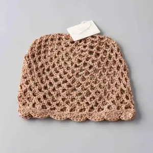 Joia Crochet Scalloped Headpiece Beanie