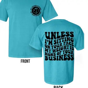 "My Weight" (Black Ink) Short Sleeve T Shirt