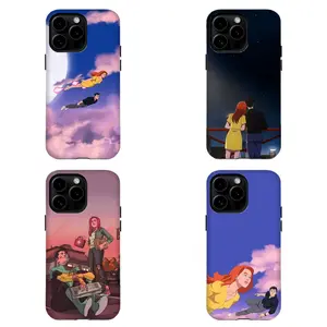 1nvincible S-Superhero Couple Phone Case, Cartoon Comic Style Durable Cover For iPhone 11 12 13 14 15 16 17 Pro Max For Samsung S26 S25 S24 S23 S22-Gift For Her/Him/Fans