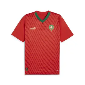 PUMA Mens Frmf Wwc Home V-Neck Replica Jersey Soccer Cleats  - Red