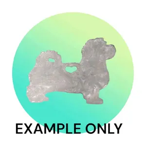 Customizable Resin Maltese keychaon/3D magnet - All Proceeds donated to surgery !