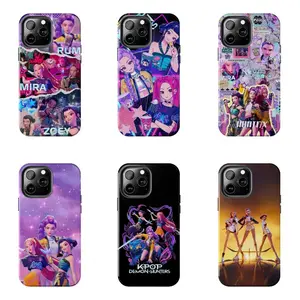Rumi Mira Zoey K-Pop Demon Hunters Case for iPhone 17-7 Pro Max Plus & Samsung Galaxy S25-S21 Ultra Plus - Rumi Mira Zoey Kpop Aesthetic Phone Cover unisex