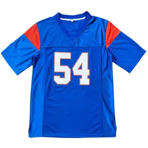 Blue Mountain State #54 Thad Castle #7 Football Jersey Blue White boyfriend gifts