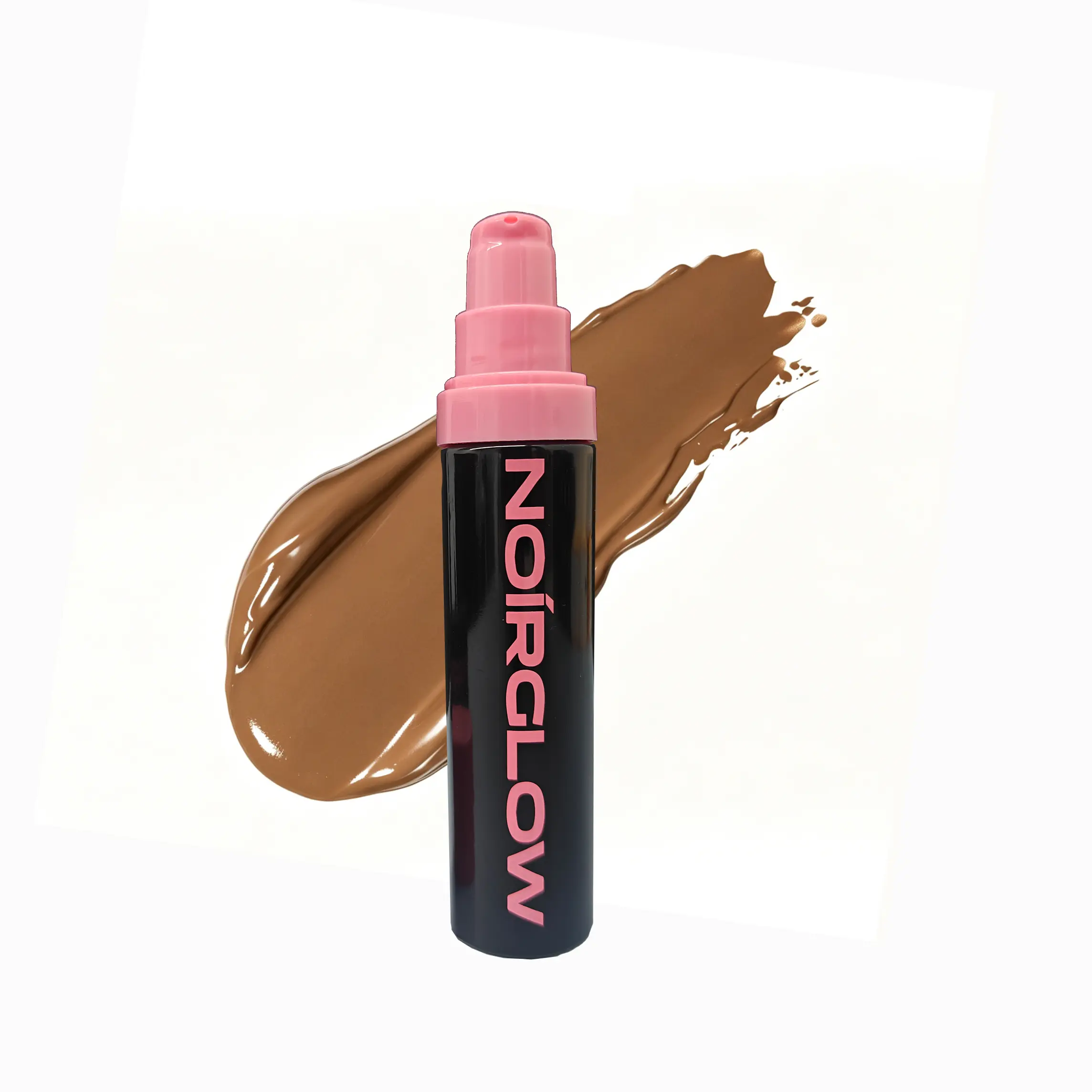 [NOIRGLOW] Soft Matte Foundation, Full Coverage Lightweight Antioxidant Makeup for a Smoothing Finish, Blendable Base for Normal to Oily and Deep Skin Tones, 30 mL, Blurring Makeup Base And Primers, Durable, Powder, Cosmetic, 30Ml, Bottle, Buildable