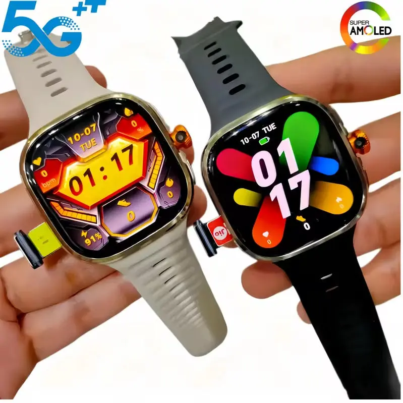 NEW M99 Wearable Tech Smartwatch, 2.4-inch Screen, 190° Rotary Camera, GPS, WIFI, Bluetooth, Android 10.0, Fast Charging, 2100mAh Battery, IP67, Contacts, Settings, Gallery, Calendar, Mobile App Support, 1 Charging Cable, Wristwatch, Devices
