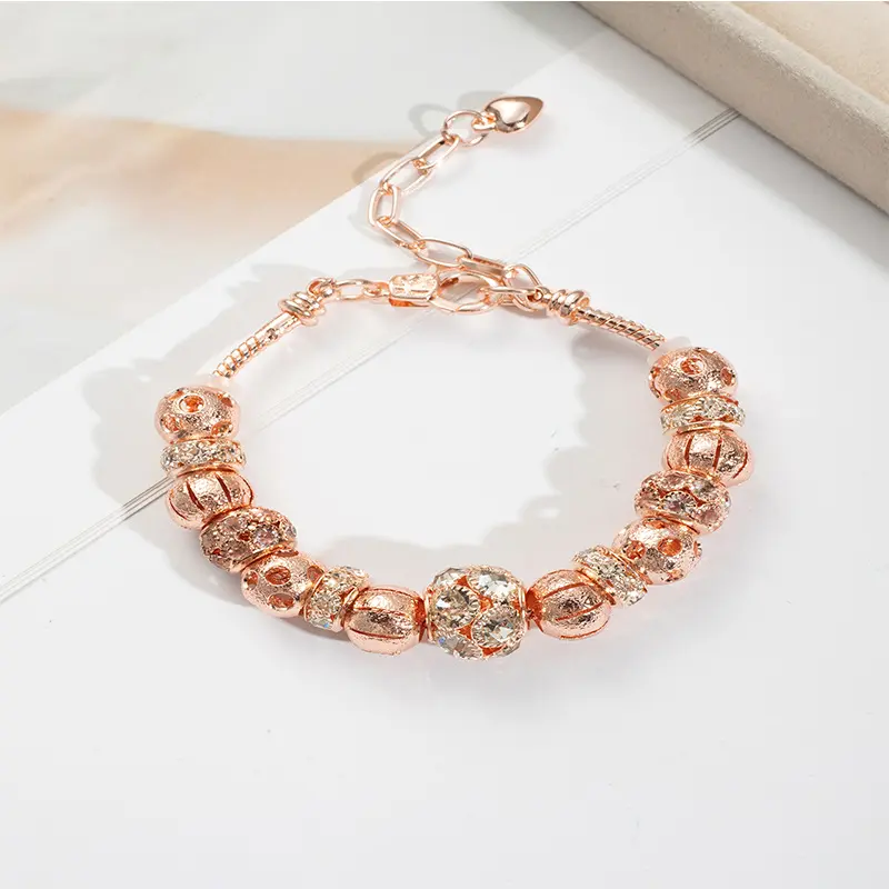 77 # YCB386 Rose Gold with Diamonds