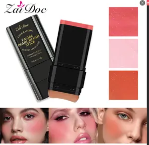 Highlight Powder Blusher Stick - Instant Melting Natural Ruddy Luster Smooth Bright Finish Versatile Mottling Free Portable Makeup for All Skin Types