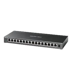 16 Port Fast Steel Shell Desktop Network Switch Ethernet Cable Splitter