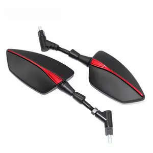 2 Pcs Rearview Motorcycle End Bar Mirror, Motorcycles Handlebar End Side Rear View Mirrors, Fit For YAMAHA MT07 MT09 Tracer 900 9 GT MT10 MT03 MT25 MT01 MT 07 MT 09 adjustable rearview mirror side mirror motorcycle