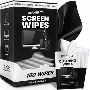 Electronic Wipes - Pack of 150 Electronic Wipes - Pack of 150