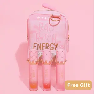 P.Louise Gloss Boss Stay Shining Lip Oil Trio & Bag