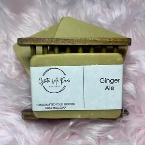 Handcrafted Cold Process Goat Milk Soap- Ginger Ale