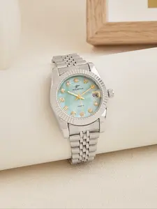 Mother'sday Gifts, Elegant Quartz Watches for Women, Stylish Round Dial Watches with Accurate Date Display, Perfect Gift with Box for Her, Quartz Analog Watch, Modern Fashionable Wristwatch