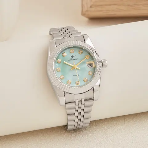 Mother'sday Gifts, Elegant Quartz Watches for Women, Stylish Round Dial Watches with Accurate Date Display, Perfect Gift with Box for Her, Quartz Analog Watch, Fashionable Analog Watch, Fashion Wristwatches