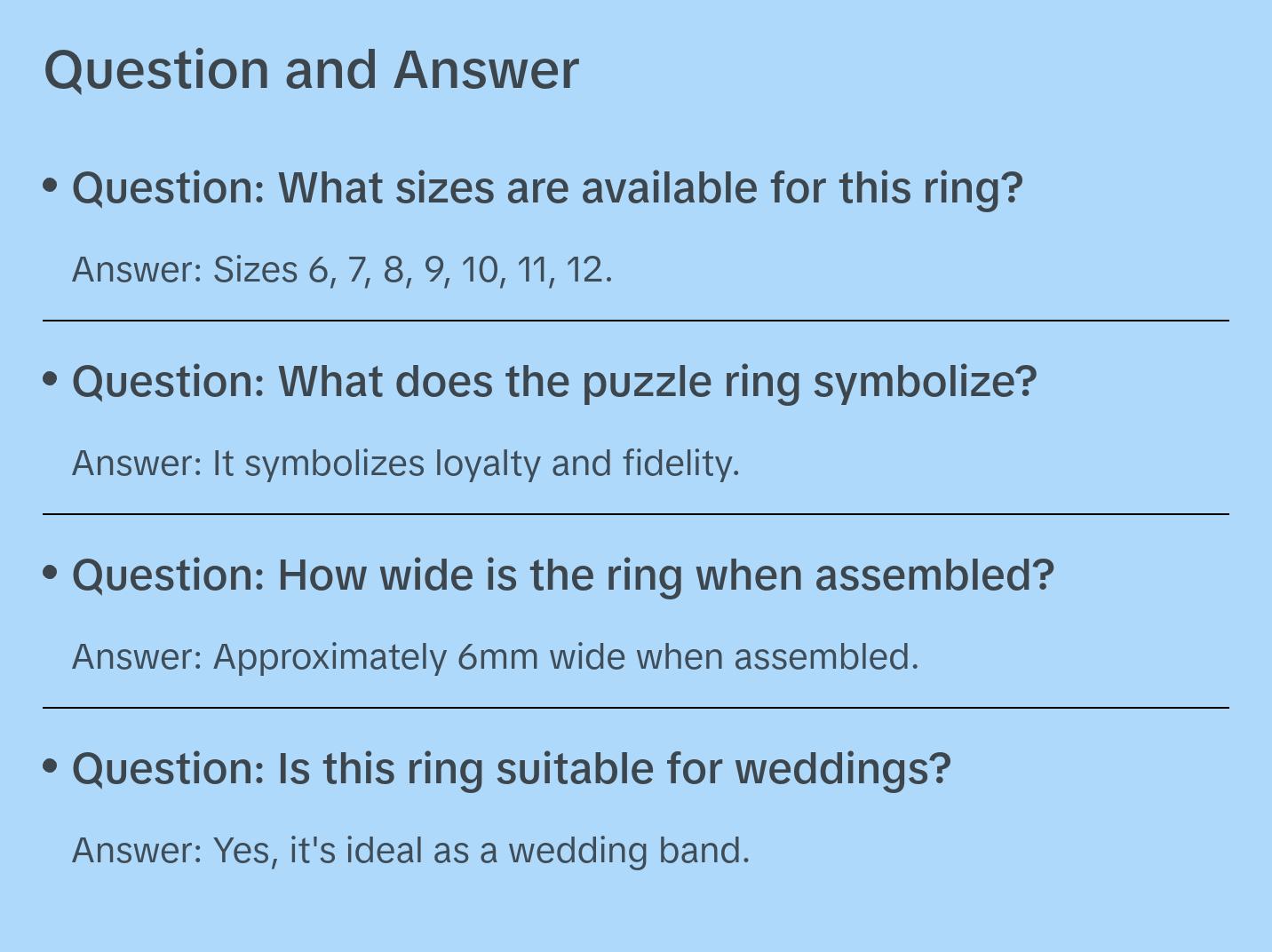 925 Sterling Silver Puzzle Ring - Sizes 6-12 - 4 Interlocking Bands