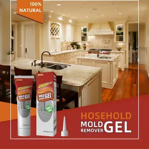 Mold removal gel, mold remover, wall mold, white wall, tile grout, washing machine rubber ring, refrigerator, powerful mold removal