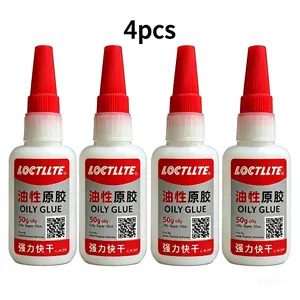 4pcs Oil-Based Glue with Dropper, Waterproof, Stronger Than Welding, High Strength, Instant Adhesive, Multi-Use for Plastic, Shoes, Wood, Metal, Nails, Rubber, Glass