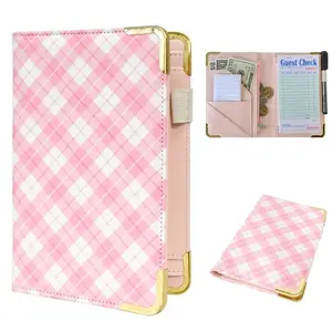 Server Book for Waitress Organizer Wallet Receipt Holder Presenter 5 Pockets Waiter Accessories