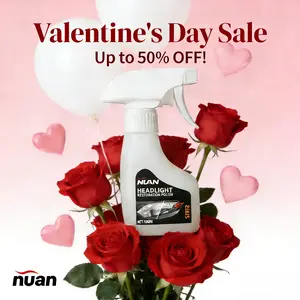NUAN Thoughtful Gift | Headlight Renew Kit Gift for Long-Time Car Owners Solve Headlight Aging Interior Detailer Restorer