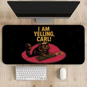The Dungeon Anarchist’s Cookbook Desk Mat, Dungeon Crawler Carl Gaming Mouse Pad, Sci-Fi Dystopian Book Inspired Large Desk Mat, Princess Donut & Prepotente LitRPG Gaming Mouse Pad, Matt Dinniman Inspired Gamer Desk Setup Decor