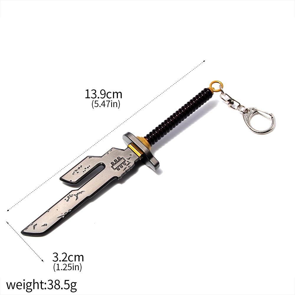 Anime JJK Keychain Weapon Model Pendant Keyring for Men Jewelry