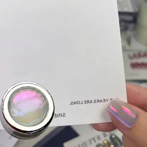 Aurora Color Changing Nail Powder, Neon DIY Nail Art Decor, Optical Illusion Nail Powder, 0.3g Piece, Manicure Supplies, Nail Art Glitter