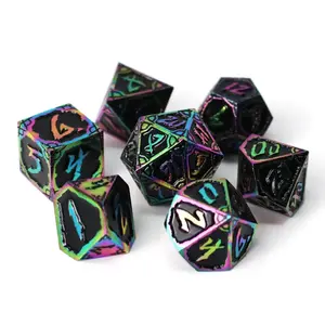 Dark Nexus Hexbreaker Metal Dice Polyhedral (D&D) Dice Set (7)