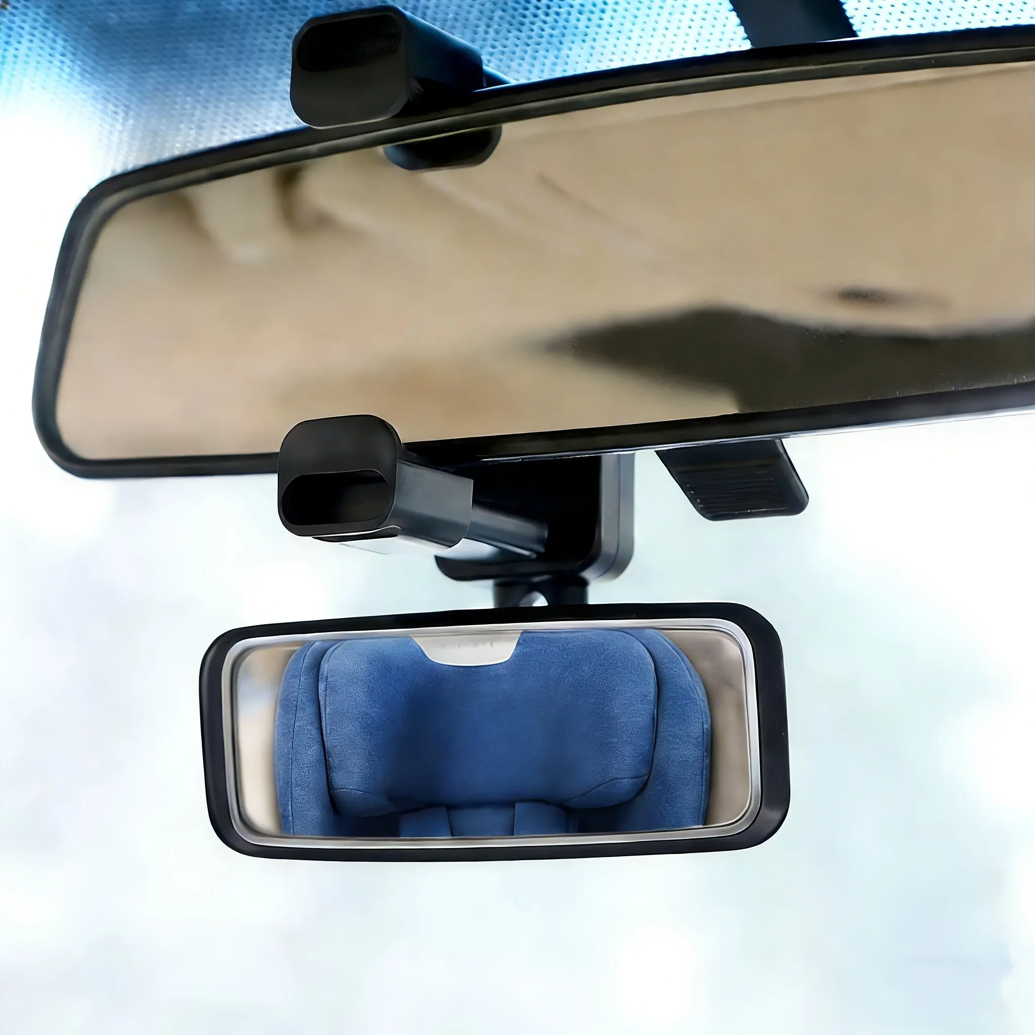 Adjustable Wide Angle Rear Seat Observation Mirror, Safety Seat Mirror, Provides Broad View, Backseat Car Accessory, Car Rearview Mirror