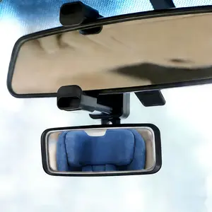Adjustable Wide Angle Rear Seat Observation Mirror, Safety Seat Mirror, Provides Broad View, Backseat Car Accessory, Car Rearview Mirror