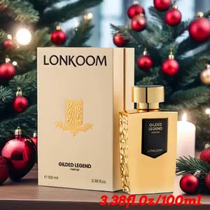 Women's Edp Perfume, Long-Lasting,100ML,Floral Scent,Gilded Legend Parfum,Elegant Design,Ideal for Daily Wear,business& Parties，Perfect Gift For Christmas,Valentine'S Day And Other Festivals