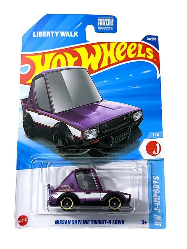 Hot Wheels Nissan Skyline 2000GT-R LBWK Tooned, Purple