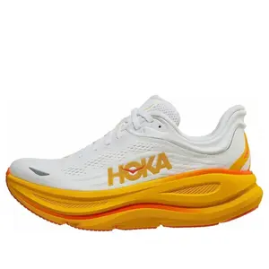 (WMNS) HOKA ONE ONE Bondi 9 'White Orange' 1162012-FNF