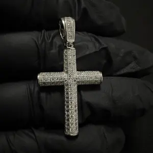 Dije de Cruz de PLATA 925