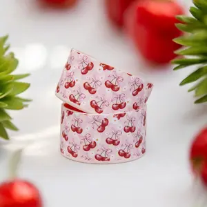 Cherry Daisy with Bows Silicone Boot for Tumblers, Tumbler Accessories, Shimmer Boot Cup, Bottle Drinkware Ribbed Mug Ribbed Mug Cover