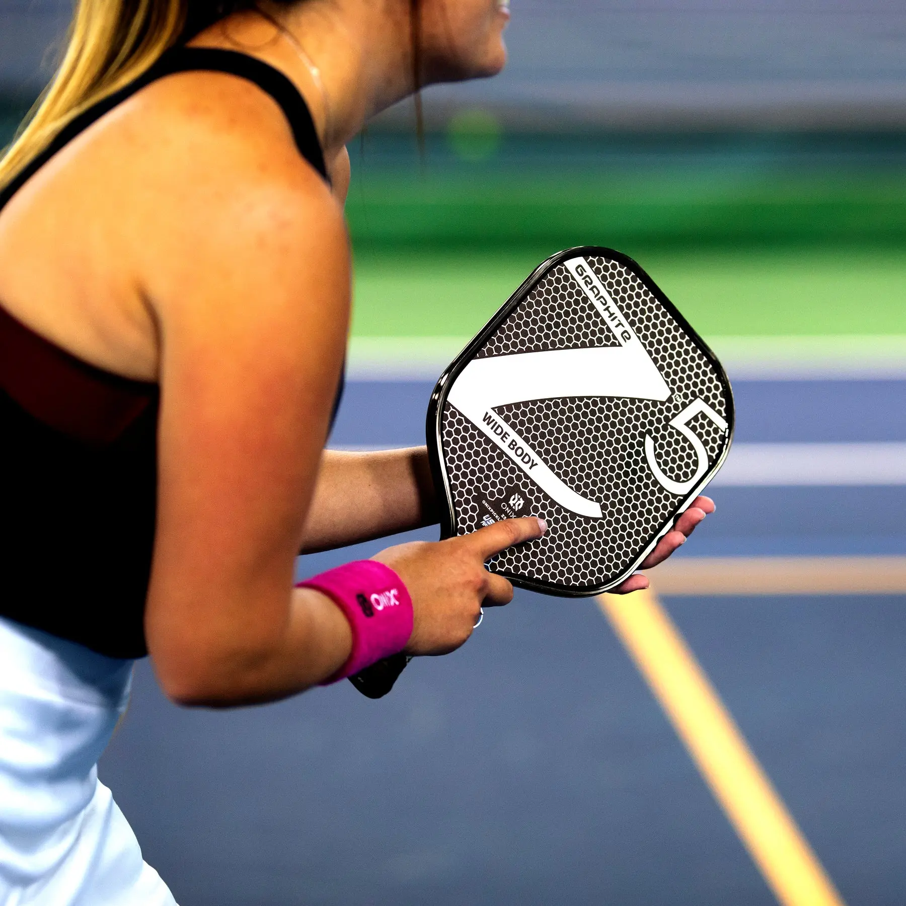 Onix Z5 Graphite Wide Body Pickleball Paddle – Black & White