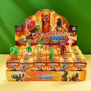 Tung Tung Tung Sahur 24 Days Mysterious Blind Box, Surprise Blind Box Set, Tung-Tung-Sahur Cartoon Character Figurines, Gaming Room Decor, Gamer Blind Bag, Fun Creative Christmas Calendar Decoration Set