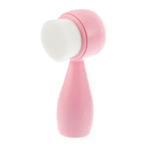 VOCOSTE Soft Silicone Synthetic Fiber Wool Cleansing Brush 4.45"x1.69" Double Side