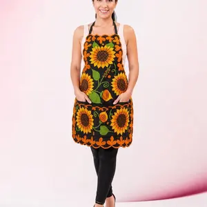 Mandil Mexicano bordado - Handmade Embroidered apron handmade in Chiapas México, hecho a mano en México